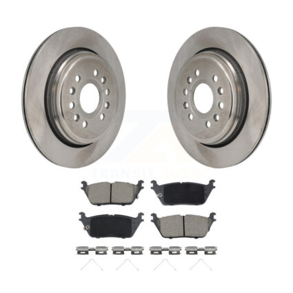 Rear Disc Brake Rotors And Ceramic Pads Kit For Ram 1500 Jeep Wagoneer Grand L K8C-103738