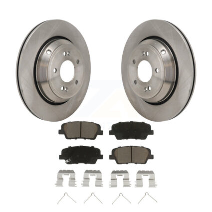 Rear Disc Brake Rotors And Ceramic Pads Kit For Genesis G70 Kia Stinger G80 K8C-103741