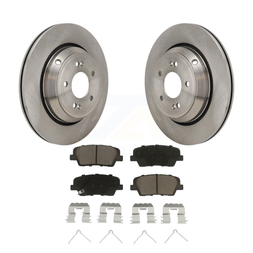 Rear Disc Brake Rotors And Ceramic Pads Kit For Genesis G70 Kia Stinger G80 K8C-103741