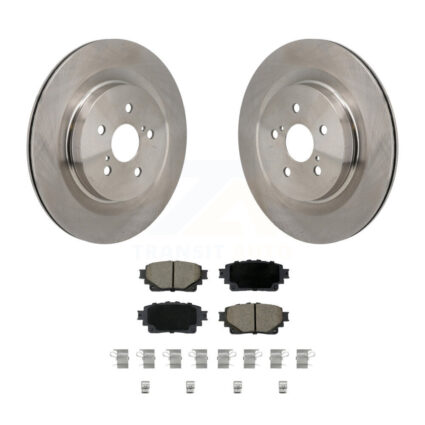 Rear Disc Brake Rotor And Ceramic Pad Kit For Toyota Highlander Lexus RX350 RX350h RX500h K8C-103745