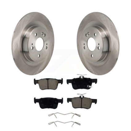 Rear Disc Brake Rotors And Ceramic Pads Kit For 2021-2023 Acura TLX K8C-103746