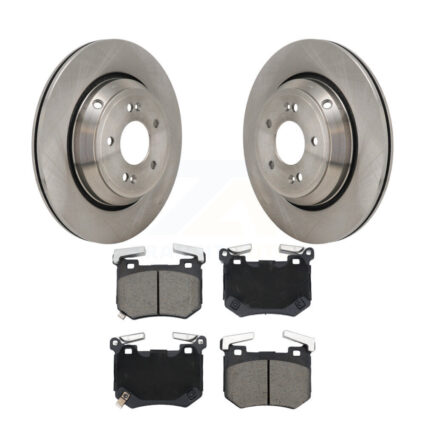 Rear Disc Brake Rotors And Ceramic Pads Kit For Genesis G70 Kia Stinger 3.3L K8C-103762