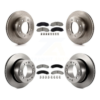 Front Rear Disc Brake Rotors Ceramic Pad Kit For 2020-2021 Ram 3500 With Dual Wheels K8C-103818