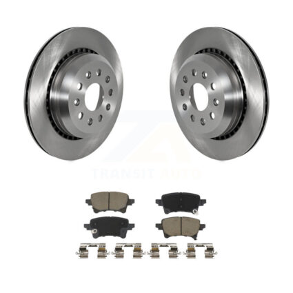 Rear Disc Brake Rotors And Ceramic Pads Kit For Jeep Wrangler Gladiator K8C-103819