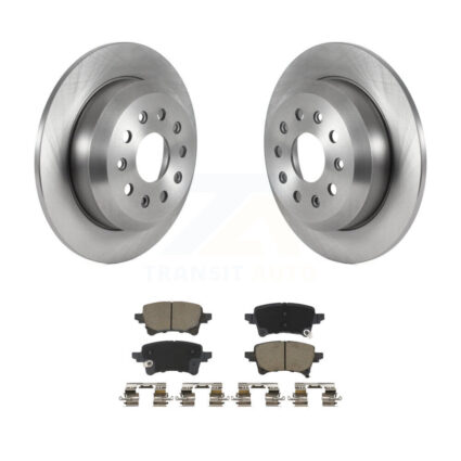 Rear Disc Brake Rotors And Ceramic Pads Kit For Jeep Wrangler K8C-103820