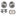 Rear Disc Rotors Ceramic Pads And Parking Brake Shoes Kit For BMW X5 K8C-103826