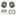 Rear Disc Rotors Ceramic Pads & Parking Brake Shoes Kit For 2003-2005 INFINITI FX35 FX45 K8C-104125
