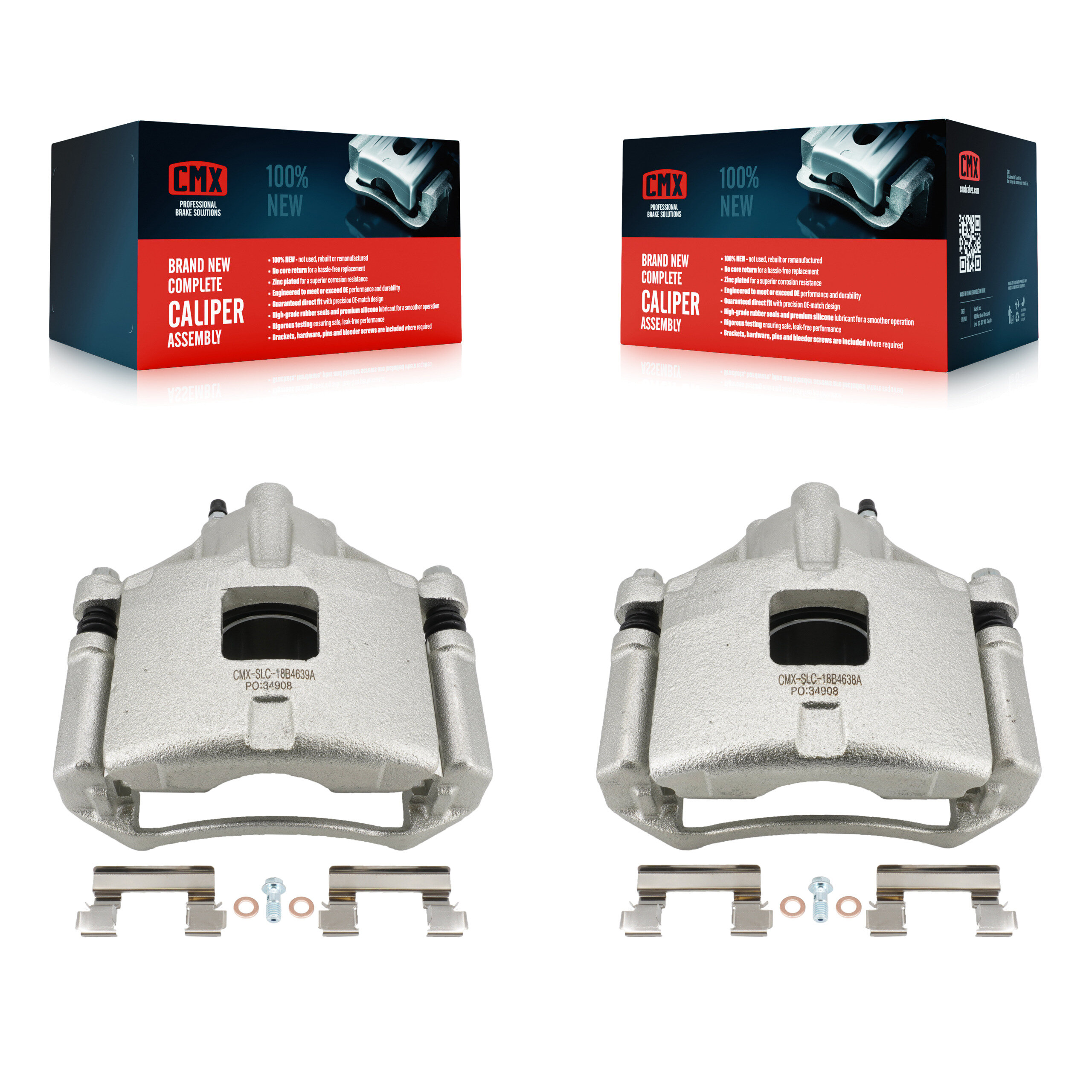 Front Brake Caliper Kit For Chevrolet Impala Buick Cadillac LeSabre DeVille Monte Carlo KBC-100004