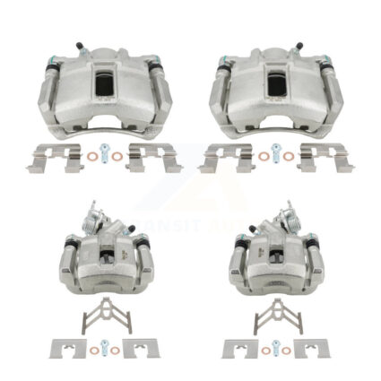Front Rear Disc Brake Caliper Left Right Side (Driver Passenger) Kit For Honda Accord KBC-100033