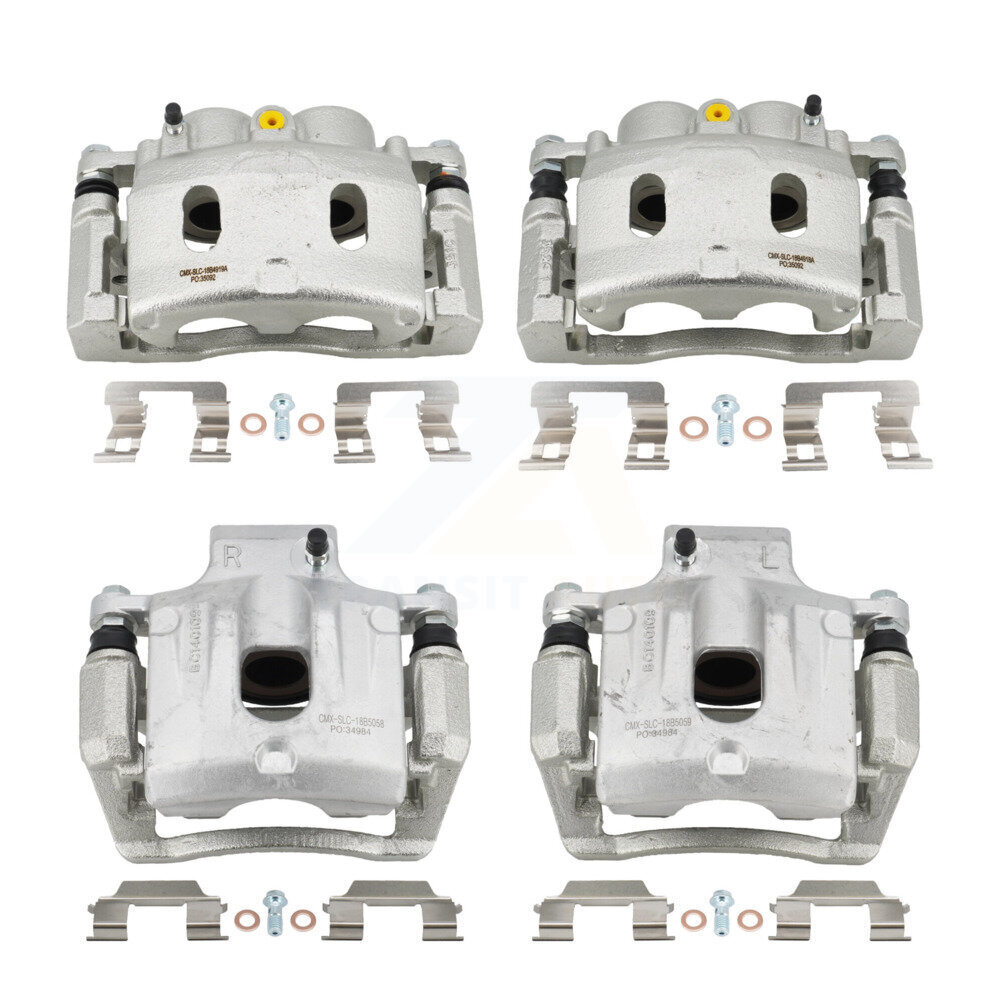 Front Rear Brake Caliper Left Right Kit For 2015-2019 Cadillac XTS With Heavy Duty Brakes KBC-100065