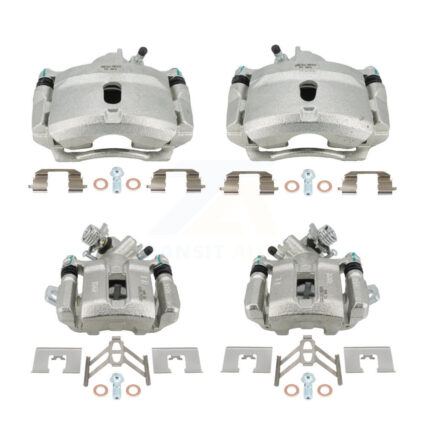 Front Rear Disc Brake Caliper Left Right Side (Driver Passenger) Kit For Honda Civic KBC-100098