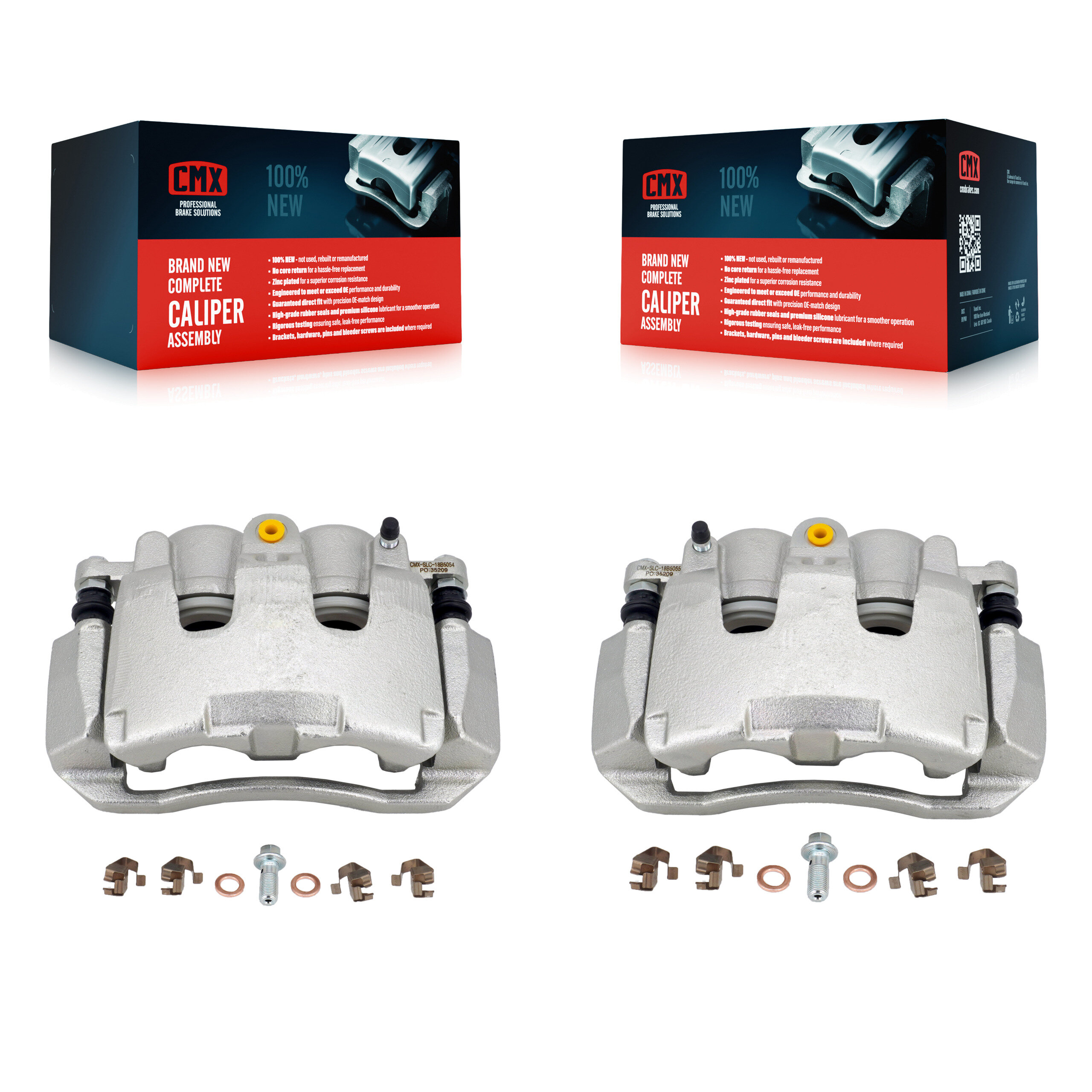 Front Brake Caliper Left Right (Driver Passenger) Kit For Ram 1500 Classic Dodge Dakota KBC-100167