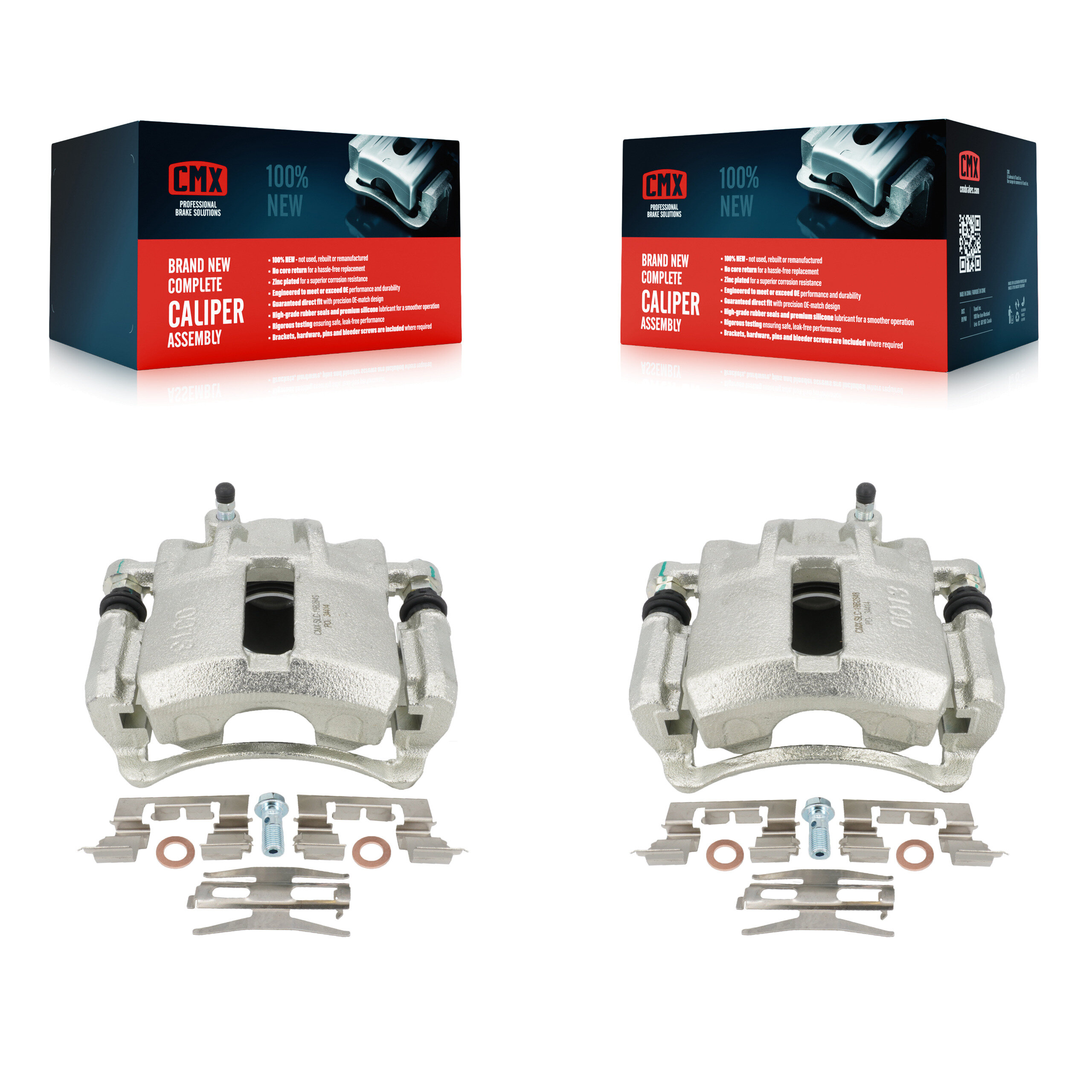 Front Disc Brake Caliper Left Right Side (Driver Passenger) Kit For Hyundai Elantra KBC-100182