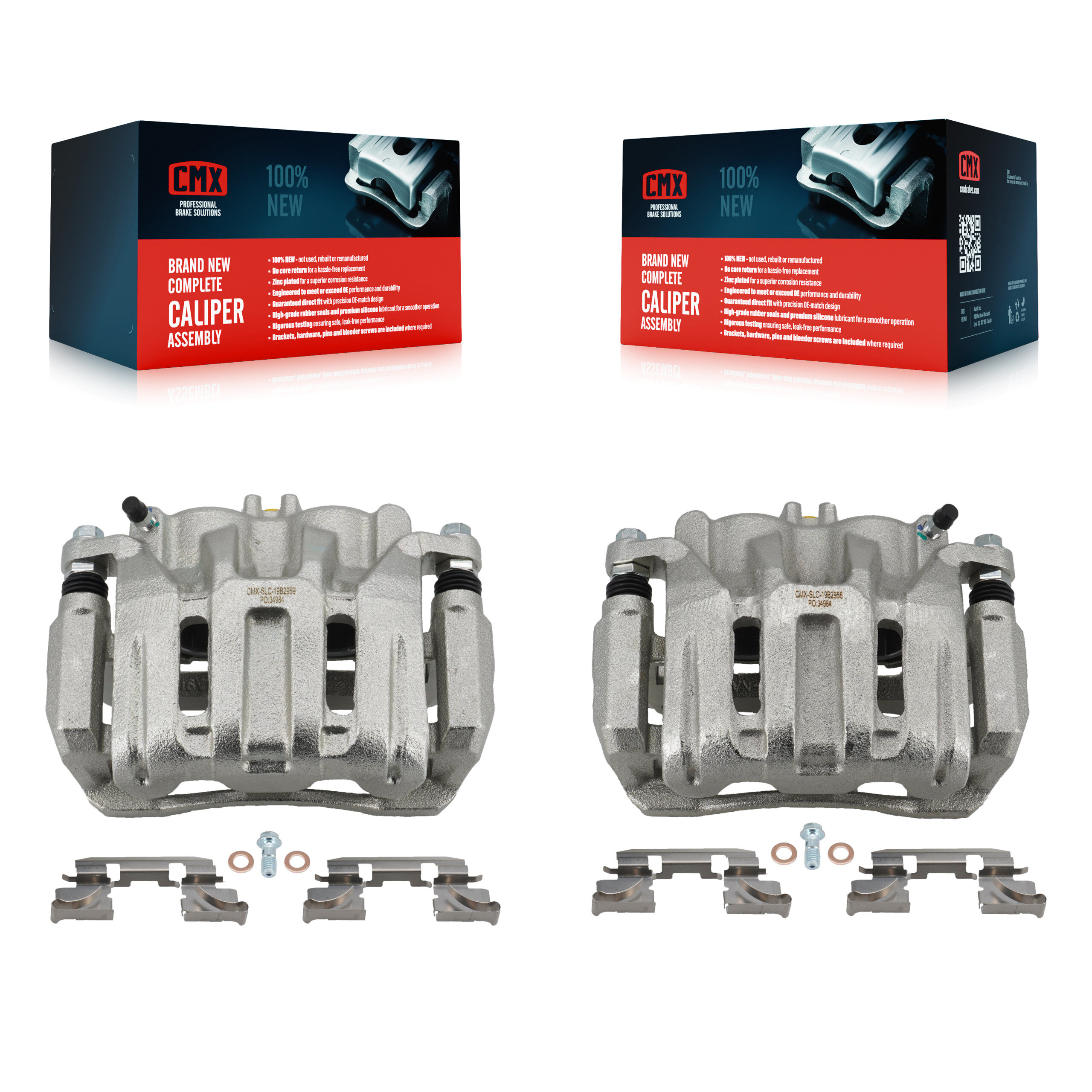 Front Brake Caliper Left Right Side Kit For Honda CR-V Odyssey Acura RDX Accord Crosstour KBC-100207