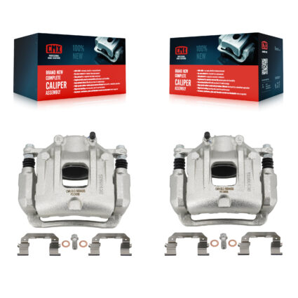 Front Disc Brake Caliper Left Right Side Kit For 2014-2015 Kia Sorento Limited with 3.3L KBC-100254