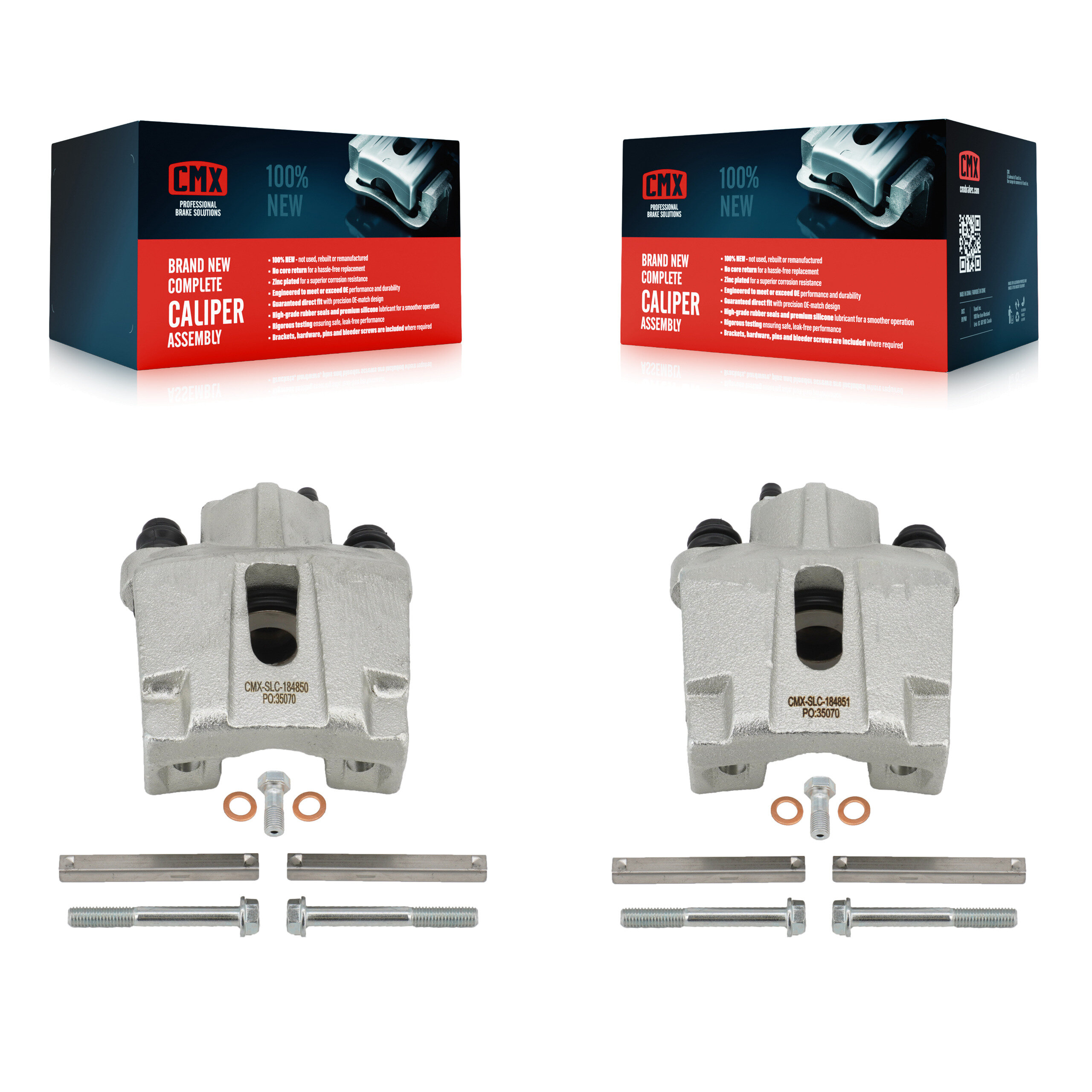 Rear Disc Brake Caliper Left Right Side (Driver Passenger) Kit For 2010-2011 Ford Ranger KBC-100387