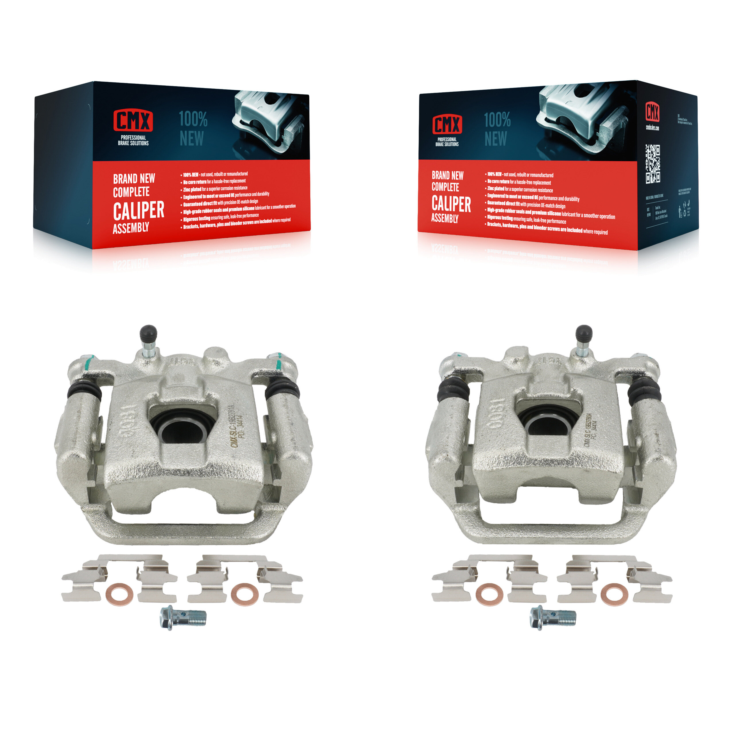 Rear Disc Brake Caliper Left Right Side (Driver Passenger) Kit For Nissan Altima Maxima KBC-100423