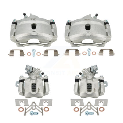 Front Rear Disc Brake Caliper Left Right Side (Driver Passenger) Kit For Honda Civic KBC-100469