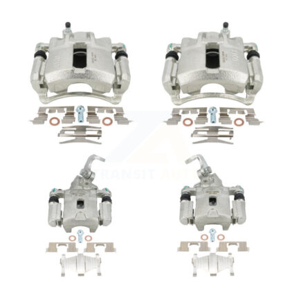 Front Rear Brake Caliper Left Right (Driver Passenger) Kit For 2002-2004 Hyundai Elantra KBC-100470