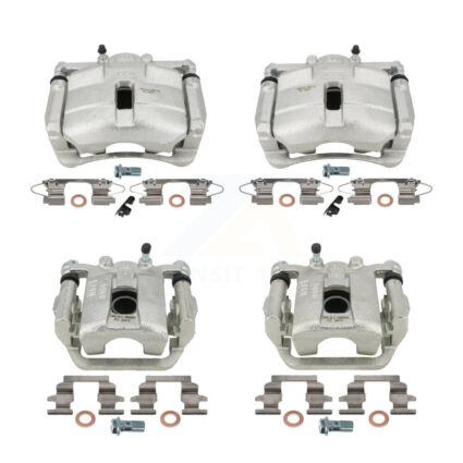 Front Rear Brake Caliper Left Right Side (Driver Passenger) Kit For Nissan Rogue Sport KBC-100490