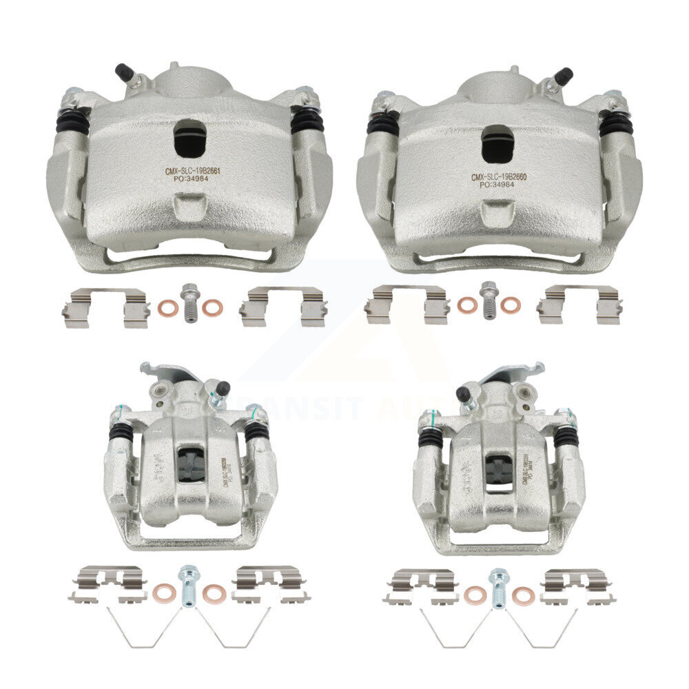 Front Rear Disc Brake Caliper Left Right Side (Driver Passenger) Kit For Honda Accord KBC-100499