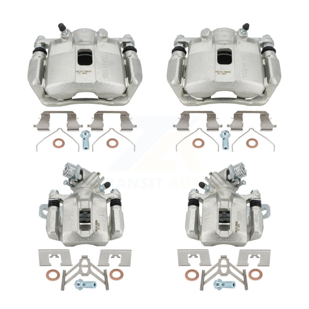 Front Rear Brake Caliper Left Right (Driver Passenger) Kit For 2013-2015 Acura ILX 1.5L KBC-100503