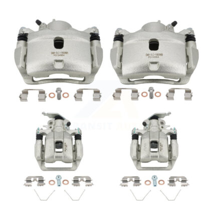Front Rear Disc Brake Caliper Left Right Side (Driver Passenger) Kit For Honda Accord KBC-100504