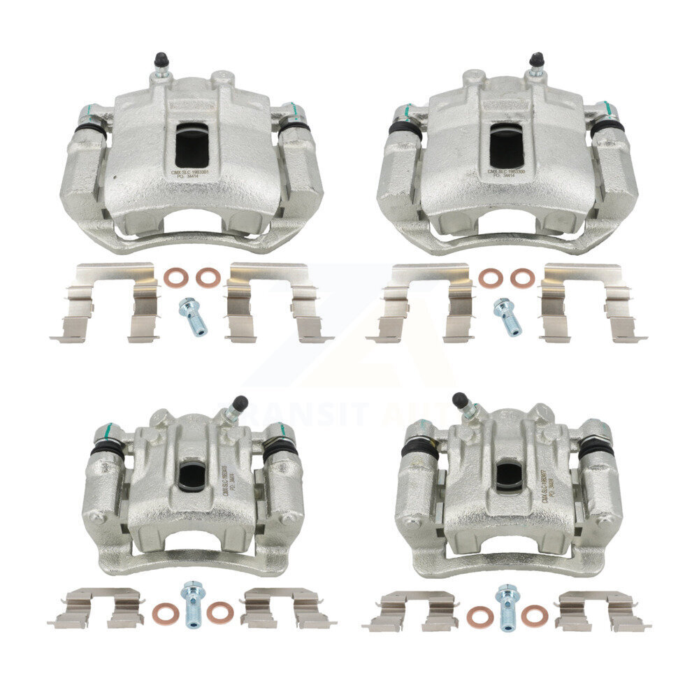 Front Rear Brake Caliper Left Right Side Kit For 2006-2007 Hyundai Accent Kia Rio5 Rio KBC-100537