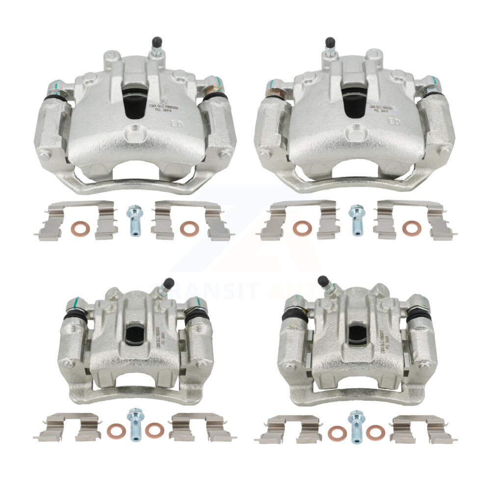 Front Rear Brake Caliper Left Right (Driver Passenger) Kit For Kia Forte Koup Forte5 2.0L KBC-100557