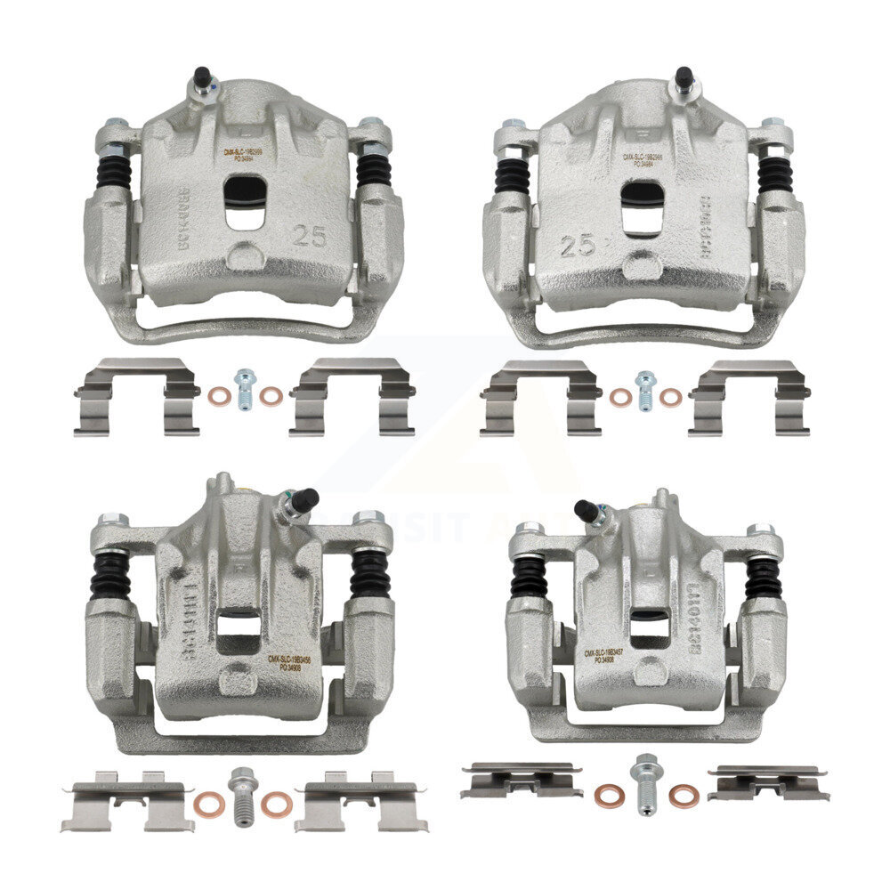 Front Rear Disc Brake Caliper Left Right Side (Driver Passenger) Kit For Hyundai Elantra KBC-100558