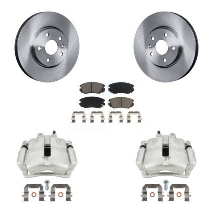 Front Disc Brake Caliper Rotor Ceramic Pad Kit For Buick Regal LaCrosse Chevrolet Malibu KC8-100021C