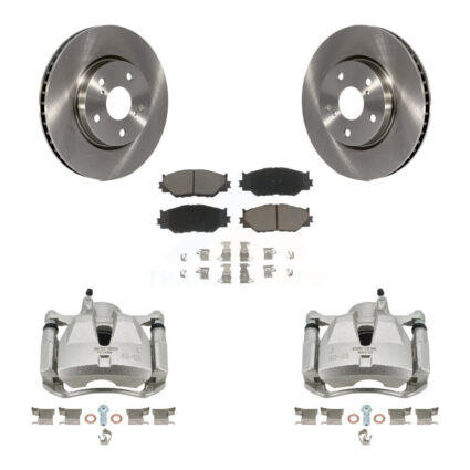 Front Disc Brake Caliper Rotors And Ceramic Pads Kit For Lexus IS250 KC8-100029C
