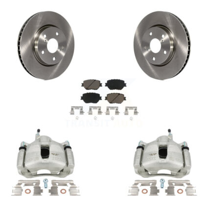 Front Disc Brake Caliper Rotors And Ceramic Pads Kit For Lexus IS250 KC8-100031C