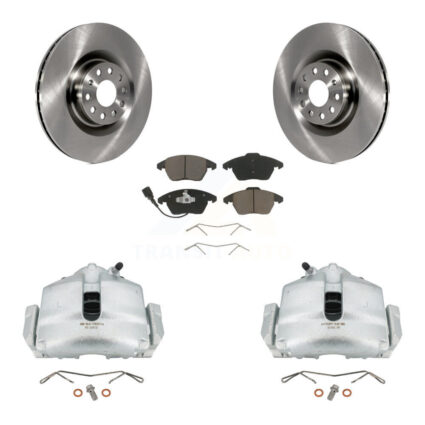 Front Disc Brake Caliper Rotor And Ceramic Pad Kit For Volkswagen CC GTI Audi A3 Quattro KC8-100045C