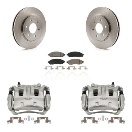 Front Disc Brake Caliper Rotors And Ceramic Pads Kit For Nissan Frontier Suzuki Equator KC8-100081C