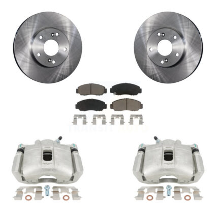 Front Disc Brake Caliper Rotors And Ceramic Pads Kit For Honda Accord KC8-100085C