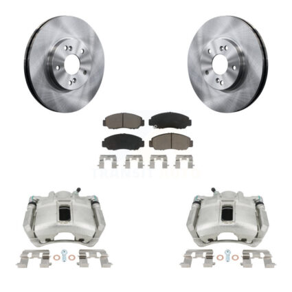 Front Disc Brake Caliper Rotors And Ceramic Pads Kit For Honda Accord KC8-100086C
