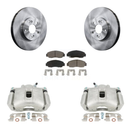 Front Disc Brake Caliper Rotors And Ceramic Pads Kit For Honda Accord KC8-100087C