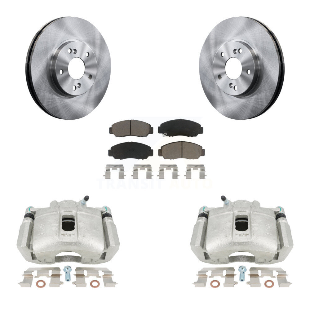 Front Disc Brake Caliper Rotors And Ceramic Pads Kit For Honda Accord KC8-100087C