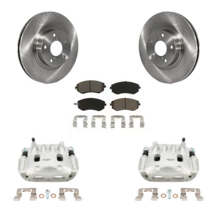 Front Disc Brake Caliper Rotors And Ceramic Pads Kit For Subaru Legacy KC8-100109C