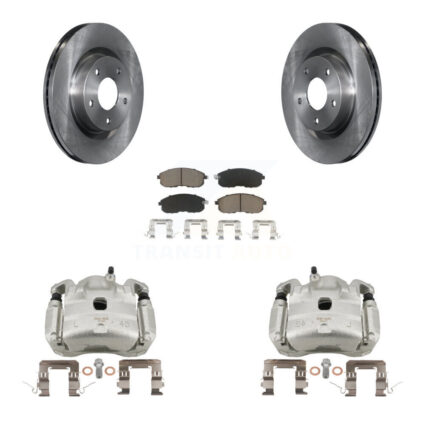 Front Disc Brake Caliper Rotors And Ceramic Pads Kit For Nissan Altima KC8-100213C