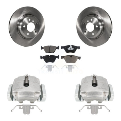 Front Disc Brake Caliper Rotors And Ceramic Pads Kit For BMW 528i xDrive KC8-100224C