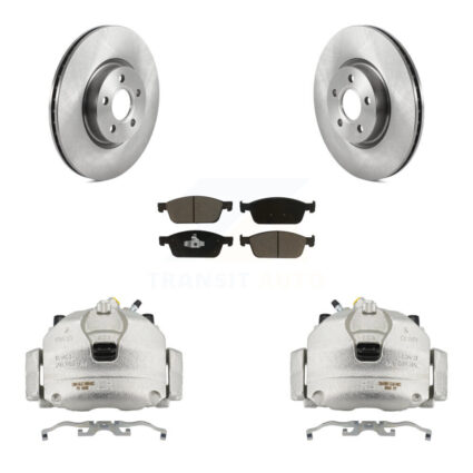 Front Disc Brake Caliper Rotors And Ceramic Pads Kit For Ford Transit Connect KC8-100276C