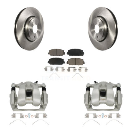 Front Disc Brake Caliper Rotors And Ceramic Pads Kit For Honda Accord Acura ILX KC8-100279C