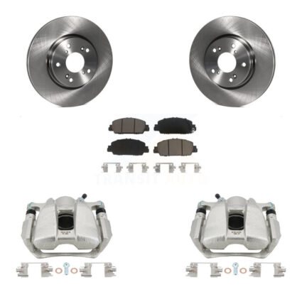 Front Disc Brake Caliper Rotors And Ceramic Pads Kit For Honda HR-V Accord KC8-100281C