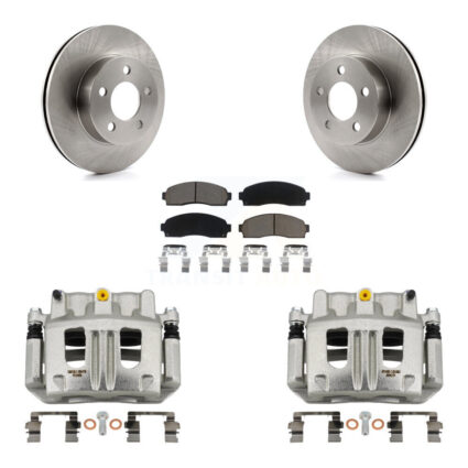 Front Disc Brake Caliper Rotors And Ceramic Pads Kit For Ford Ranger Mazda B4000 4WD KC8-100292C