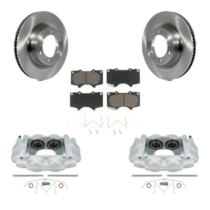 Front Disc Brake Caliper Rotors And Ceramic Pads Kit For Toyota 4Runner Lexus GX460 KC8-100315C