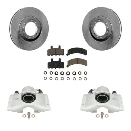 Front Disc Brake Caliper Rotor Ceramic Pad Kit For Cadillac DeVille Fleetwood 60 Special KC8-100334C