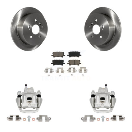 Rear Disc Brake Caliper Rotors And Ceramic Pads Kit For Toyota Highlander KC8-100388C