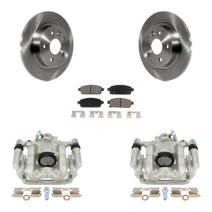 Rear Disc Brake Caliper Rotors And Ceramic Pads Kit For Chevrolet Cruze Limited KC8-100402C